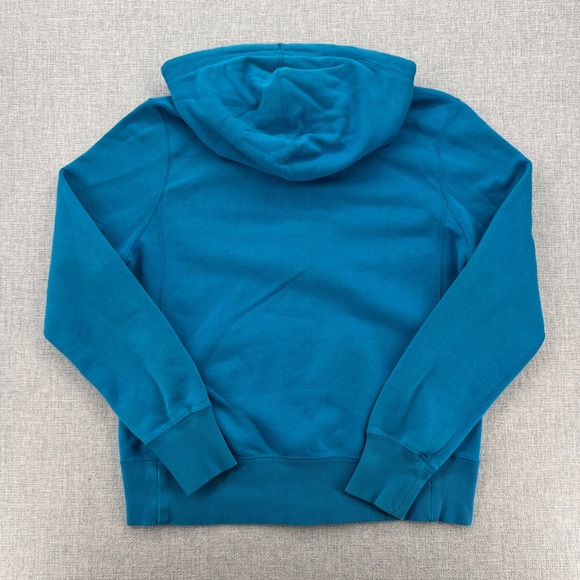 Nike Athletic Dept Full Zip Hoodie Men Large Teal Blue Swoosh Athleisure Fleece - Picture 2 of 11
